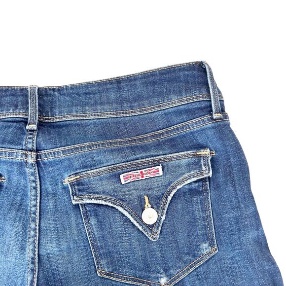 Hudson Croxley Mid Thigh Jean Shorts Sz 28 - Picture 7 of 7